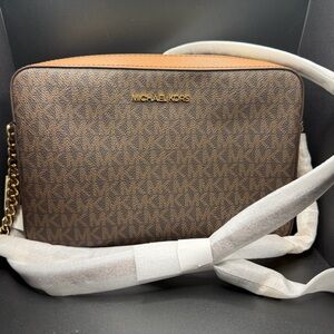 New (no tag) Michael Kors Brown Crossbody Bag